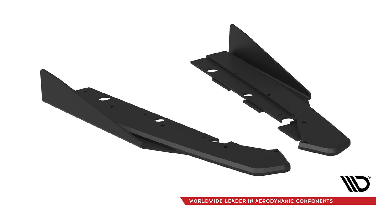 Street Pro Rear Side Splitters + Flaps suitable for Kia Proceed GT Mk1 Facelift