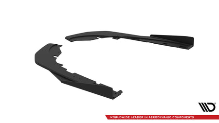 Street Pro Rear Side Splitters + Flaps suitable for Kia Stinger GT / GT-Line  Mk1