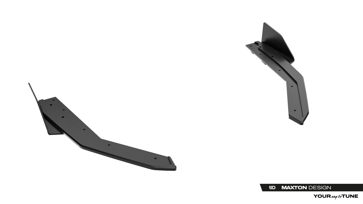 Street Pro Rear Side Splitters + Flaps suitable for Lexus IS 500 Mk3 Facelift 2 (XE30)