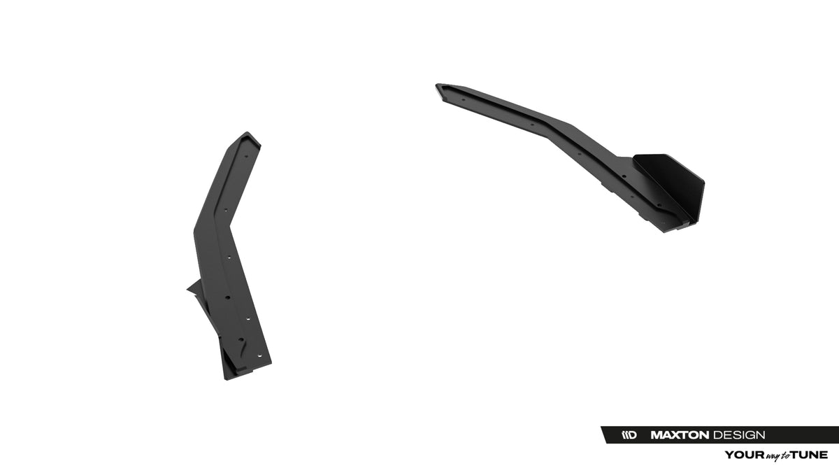 Street Pro Rear Side Splitters + Flaps suitable for Lexus IS 500 Mk3 Facelift 2 (XE30)