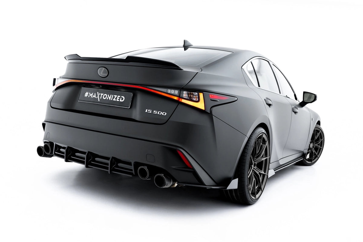 Street Pro Rear Side Splitters + Flaps suitable for Lexus IS 500 Mk3 Facelift 2 (XE30)