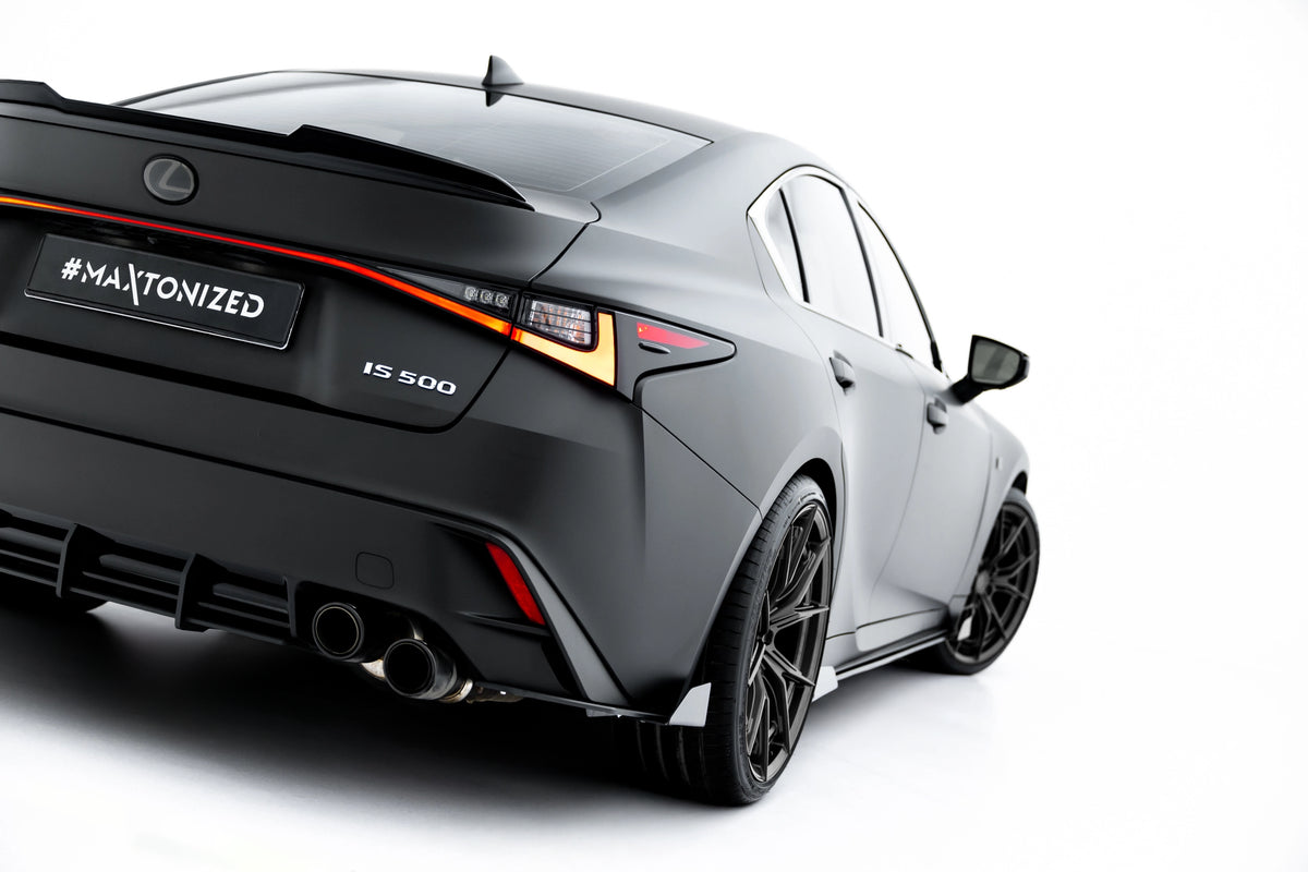 Street Pro Rear Side Splitters + Flaps suitable for Lexus IS 500 Mk3 Facelift 2 (XE30)