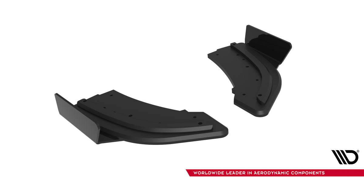 Street Pro Rear Side Splitters + Flaps suitable for Mazda 3 MPS Mk1 EU Version
