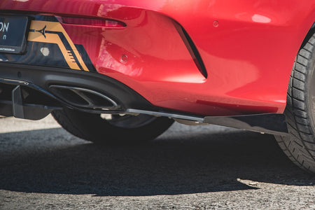 Street Pro Rear Side Splitters + Flaps suitable for Mercedes-AMG C43 Coupe C205