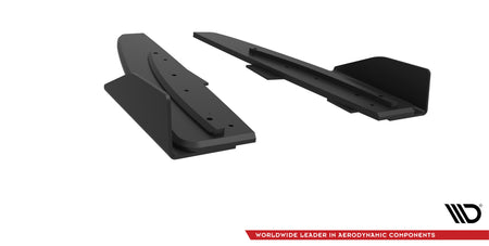 Street Pro Rear Side Splitters + Flaps suitable for Mercedes-AMG CLA 45 C117 Facelift