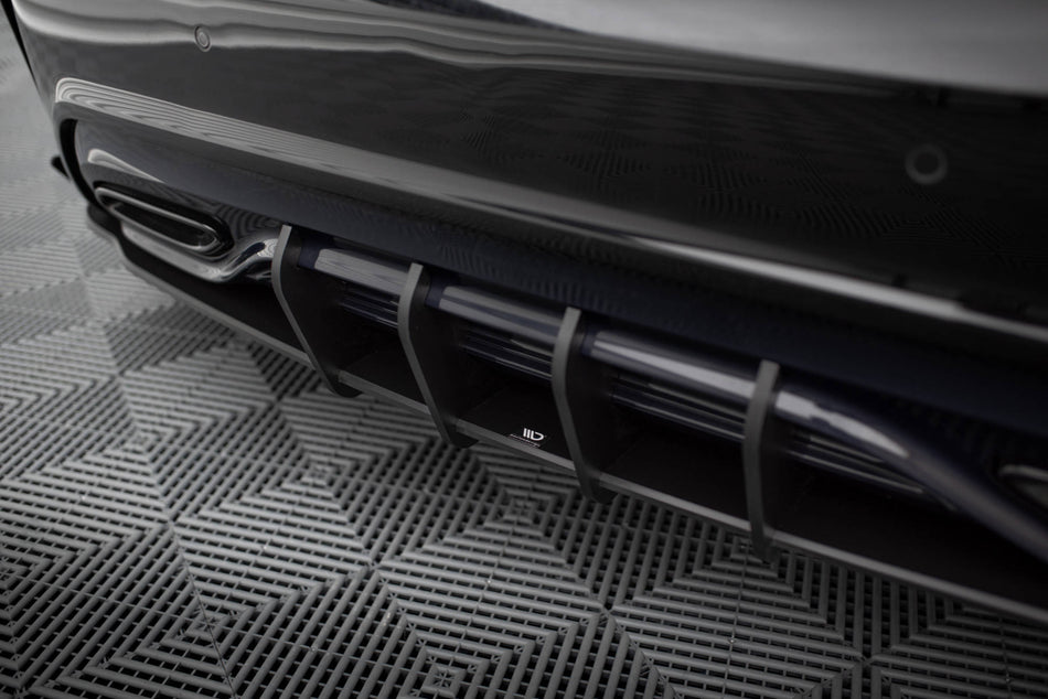 Street Pro Rear Side Splitters + Flaps suitable for Mercedes-Benz A AMG-Line W176 Facelift