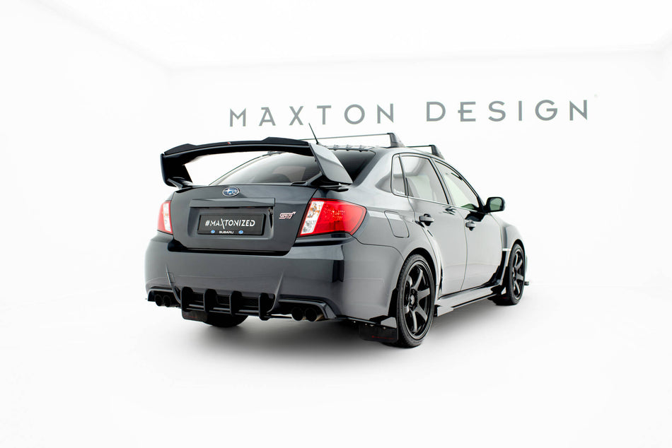 Street Pro Rear Side Splitters + Flaps suitable for Subaru Impreza WRX STI Mk3 Facelift