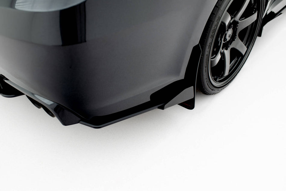 Street Pro Rear Side Splitters + Flaps suitable for Subaru Impreza WRX STI Mk3 Facelift