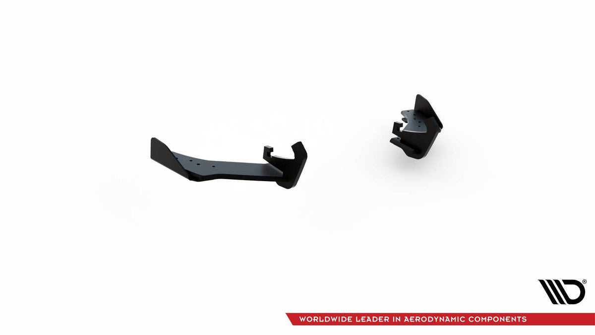 Street Pro Rear Side Splitters + Flaps suitable for VW Golf 7 R Facelift