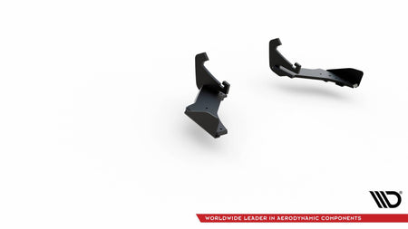 Street Pro Rear Side Splitters + Flaps suitable for VW Golf 7 R Facelift
