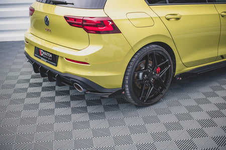 Street Pro Rear Side Splitters + Flaps suitable for Volkswagen Golf GTI Clubsport Mk8