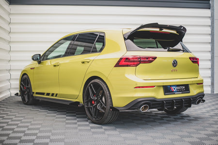 Street Pro Rear Side Splitters + Flaps suitable for Volkswagen Golf GTI Clubsport Mk8