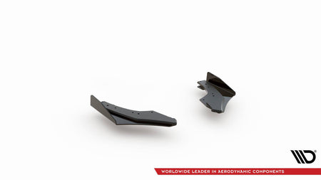 Street Pro Rear Side Splitters + Flaps suitable for Volkswagen Golf GTI Clubsport Mk8 Facelift