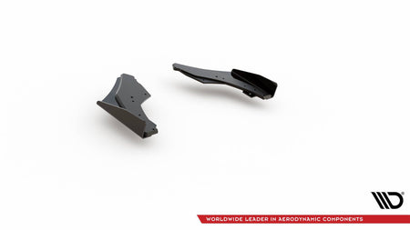 Street Pro Rear Side Splitters + Flaps suitable for Volkswagen Golf GTI Clubsport Mk8 Facelift