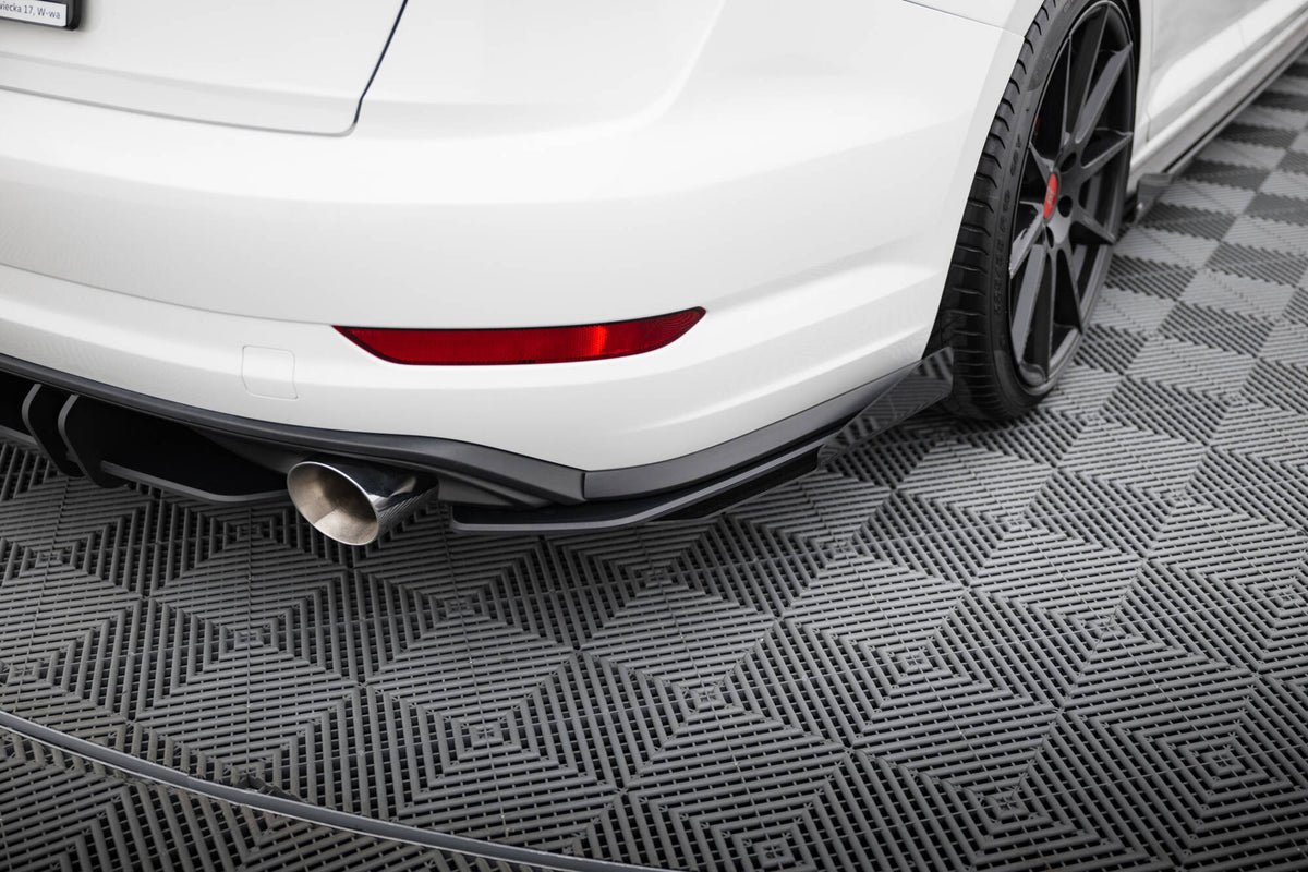 Street Pro Rear Side Splitters + Flaps suitable for Volkswagen Jetta GLI Mk7