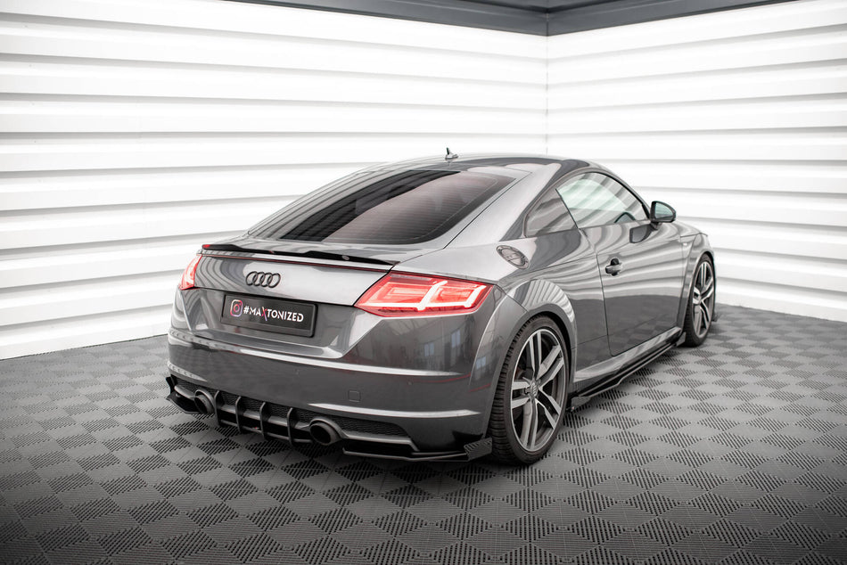 Street Pro Rear Side Splitters + Flapssuitable for Audi TT S-Line 8S