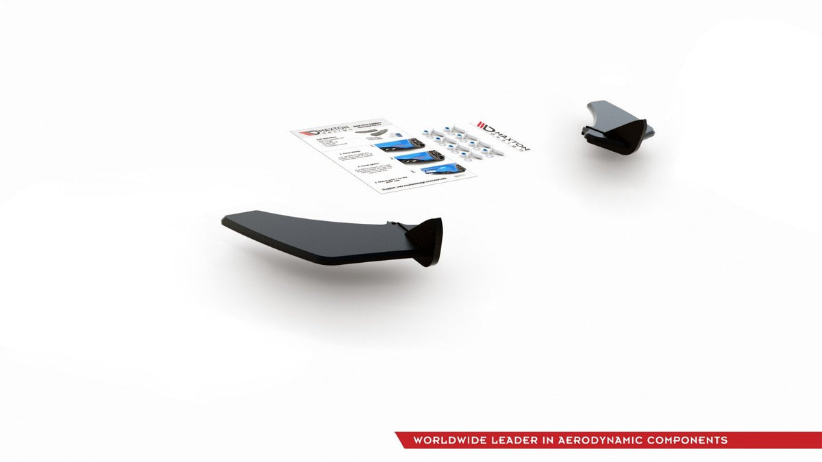 Street Pro Rear Side Splitters V.1 suitable for VW Golf 7 GTI