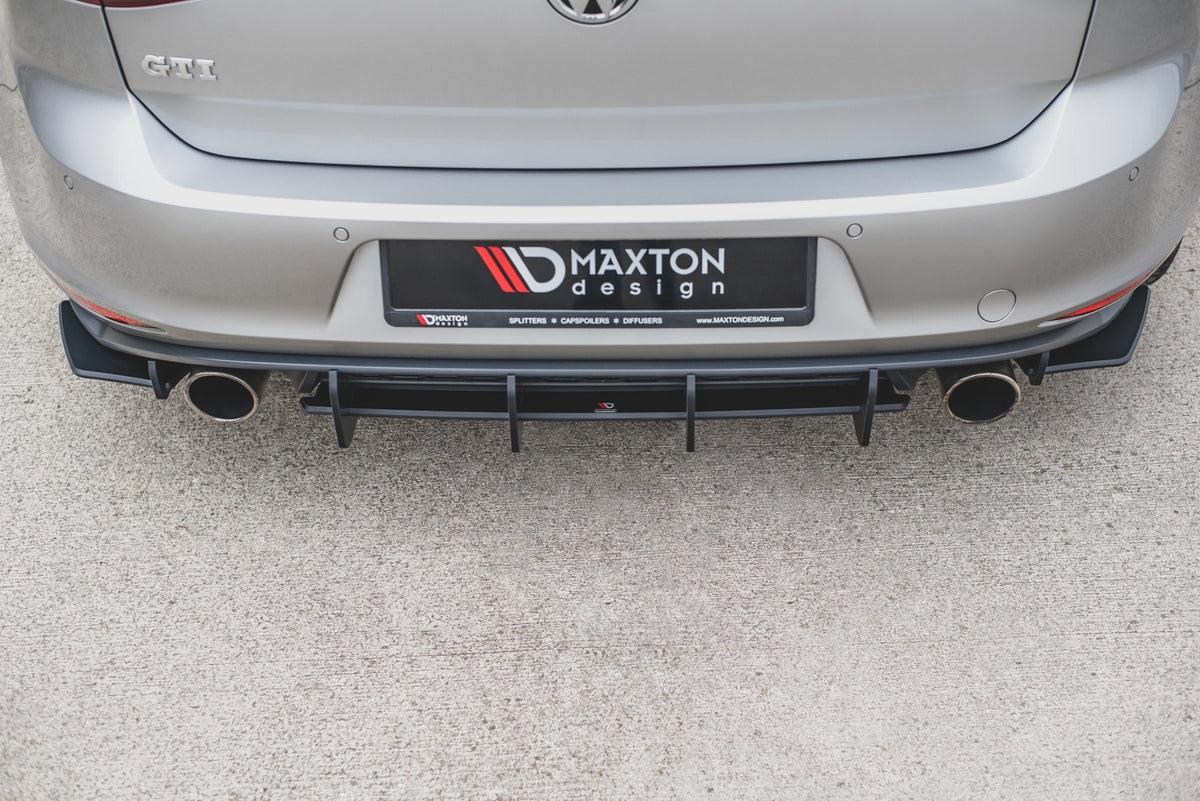 Street Pro Rear Side Splitters V.1 suitable for VW Golf 7 GTI