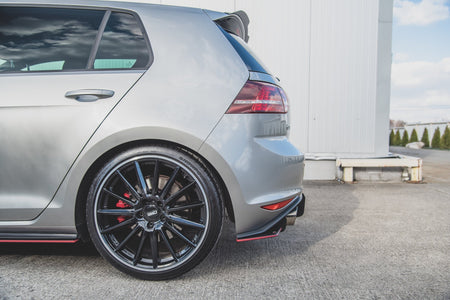 Street Pro Rear Side Splitters V.1 suitable for VW Golf 7 GTI