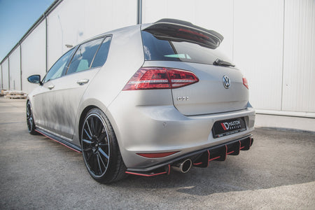 Street Pro Rear Side Splitters V.1 suitable for VW Golf 7 GTI