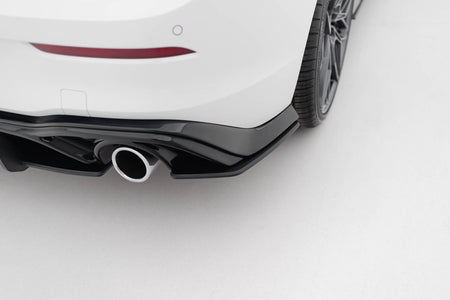 Street Pro Rear Side Splitters V.1 suitable for Volkswagen Golf GTI Mk8  Fits only with :   VW-GO-8-GTI-RS2G