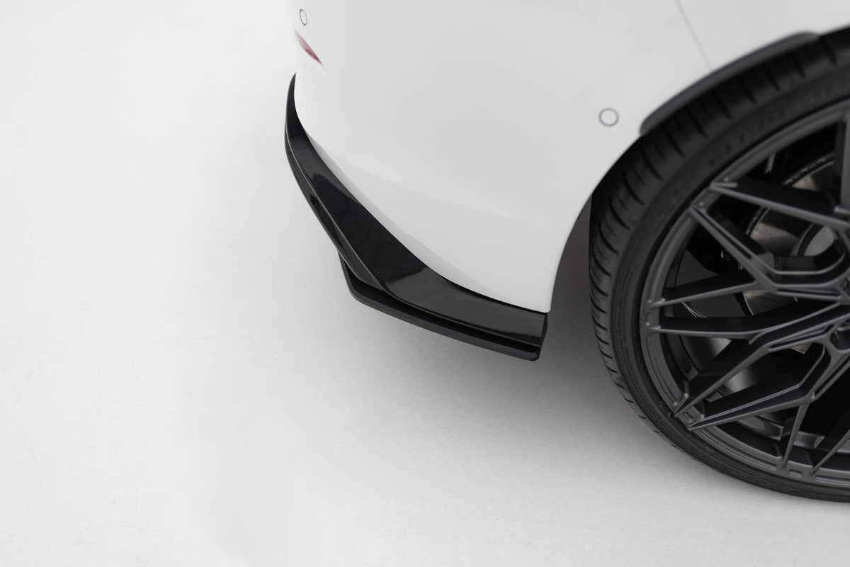 Street Pro Rear Side Splitters V.1 suitable for Volkswagen Golf GTI Mk8  Fits only with :   VW-GO-8-GTI-RS2G