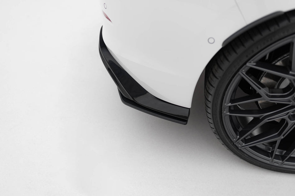 Street Pro Rear Side Splitters V.1 suitable for Volkswagen Golf GTI Mk8  Fits only with :   VW-GO-8-GTI-RS2G