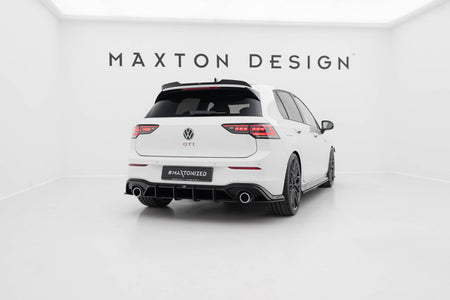 Street Pro Rear Side Splitters V.1 suitable for Volkswagen Golf GTI Mk8  Fits only with :   VW-GO-8-GTI-RS2G