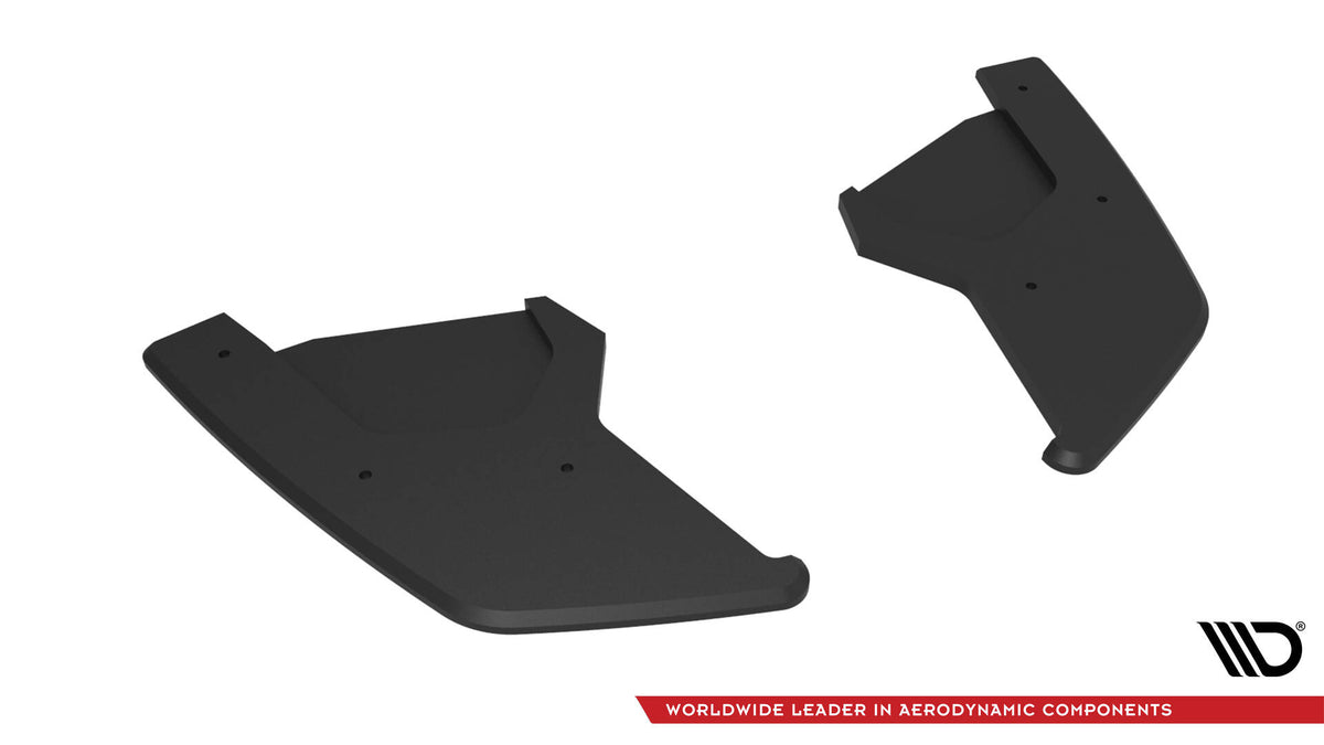 Street Pro Rear Side Splitters V.1 suitable for Volkswagen Golf GTI Mk8  Fits only with :   VW-GO-8-GTI-RS2G