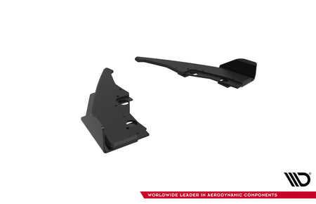 Street Pro Rear Side Splitters V.2 + Flaps suitable for BMW 1 M-Pack F70