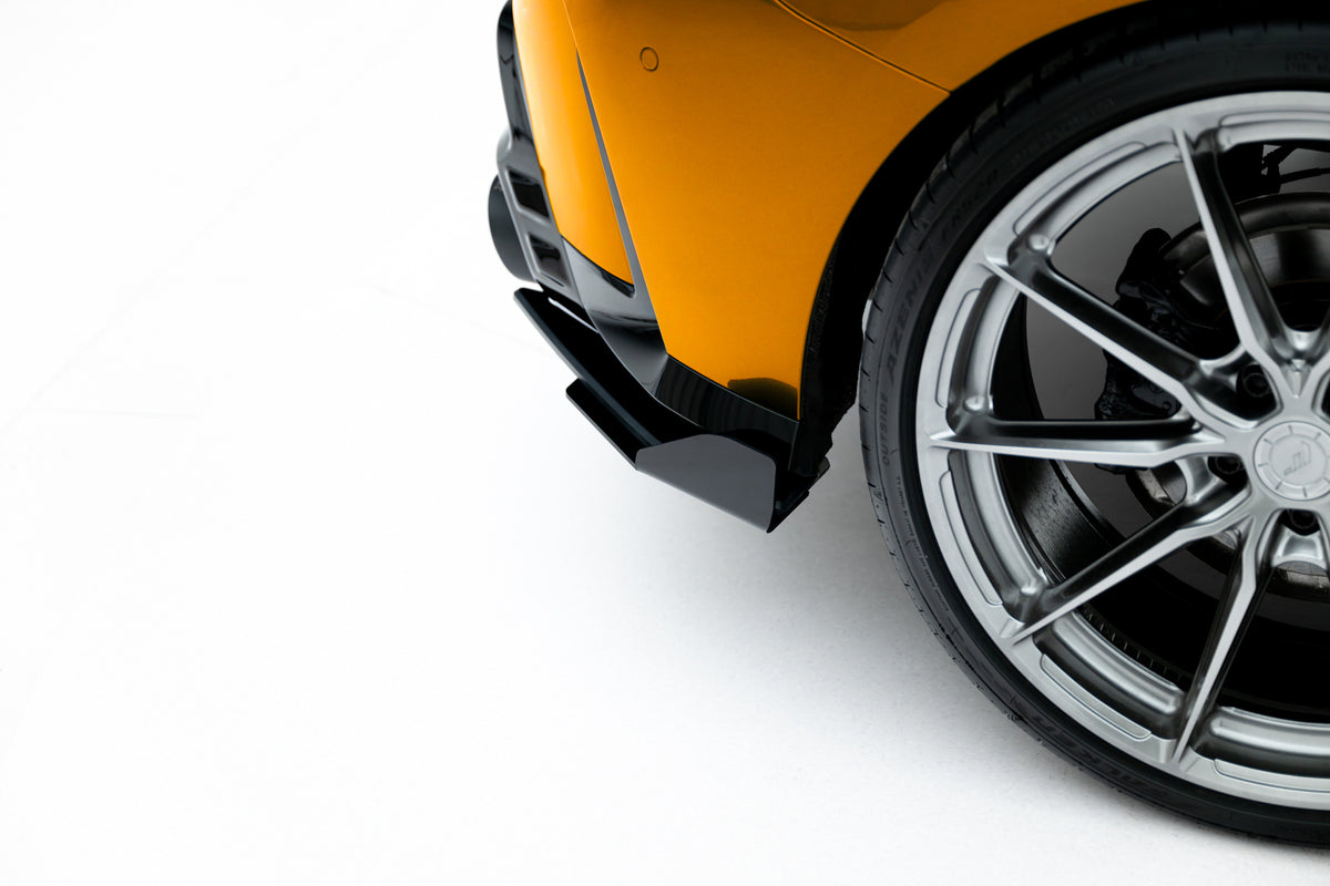 Street Pro Rear Side Splitters V.2 + Flaps suitable for BMW 1 M-Pack F70
