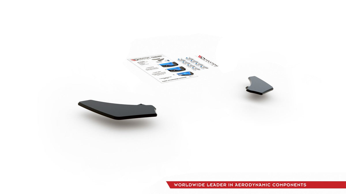 Street Pro Rear Side Splitters V.2 suitable for VW Golf 7 GTI