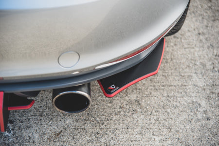 Street Pro Rear Side Splitters V.2 suitable for VW Golf 7 GTI