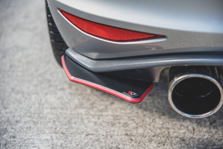 Street Pro Rear Side Splitters V.2 suitable for VW Golf 7 GTI