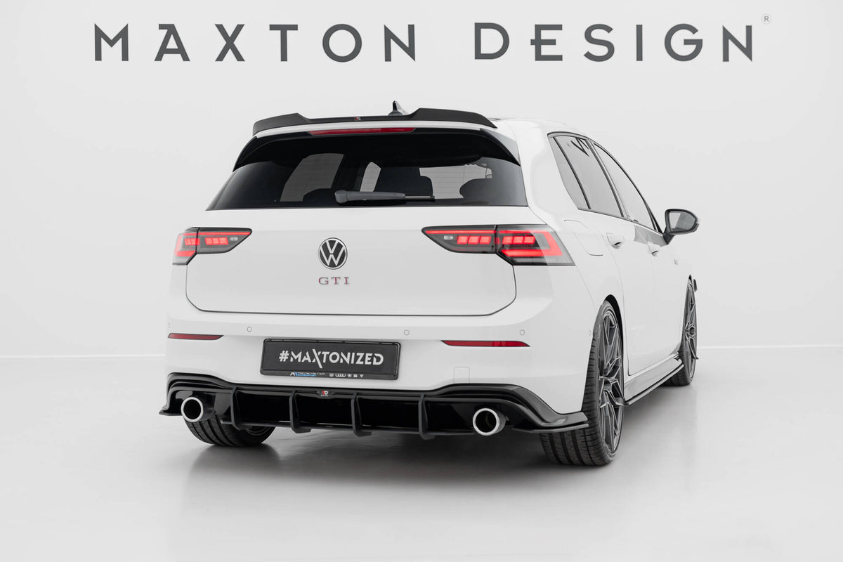 Street Pro Rear Side Splitters V.2 suitable for Volkswagen Golf GTI Mk8  Fits only with :   VW-GO-8-GTI-CS-RS1G-GTIO_O