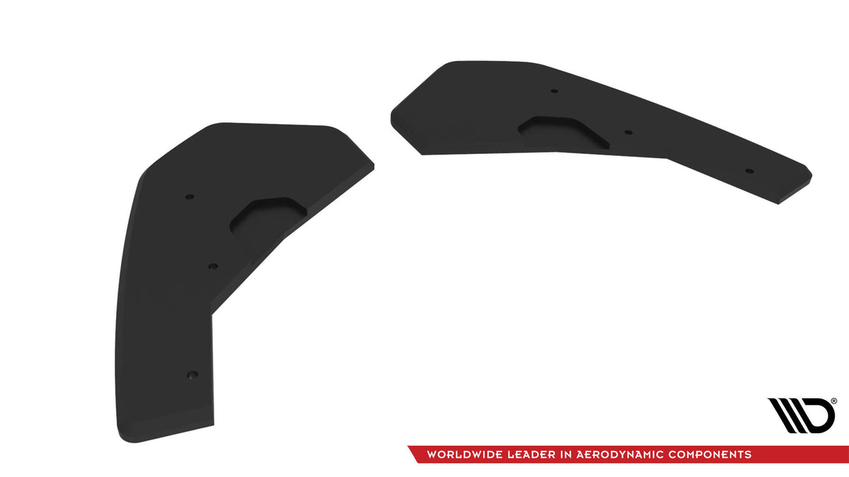 Street Pro Rear Side Splitters V.2 suitable for Volkswagen Golf GTI Mk8  Fits only with :   VW-GO-8-GTI-CS-RS1G-GTIO_O