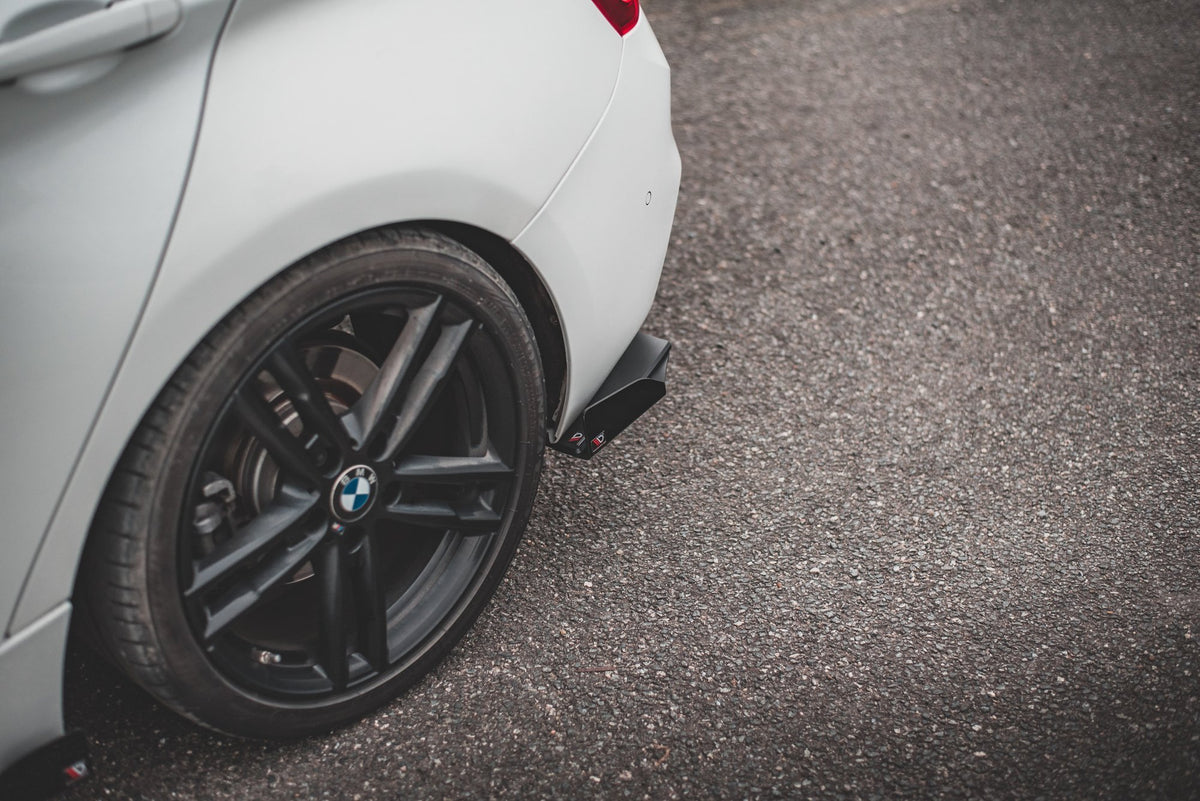 Street Pro Rear Side Splitters V.3 + Flaps suitable for BMW 1 F20 M140i
