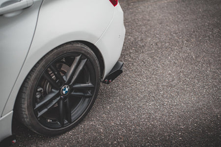 Street Pro Rear Side Splitters V.3 + Flaps suitable for BMW 1 F20 M140i
