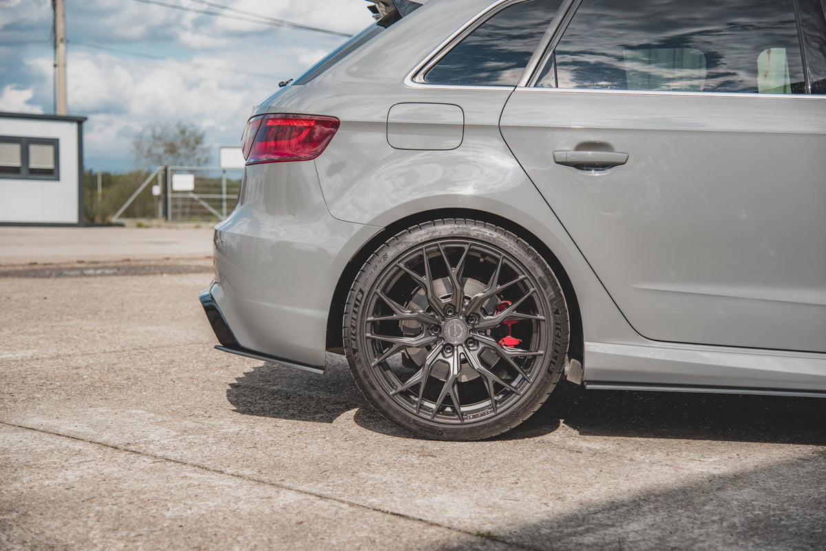 Street Pro Rear Side Splitters suitable for Audi RS3 8V Sportback