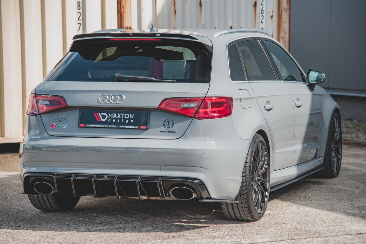 Street Pro Rear Side Splitters suitable for Audi RS3 8V Sportback