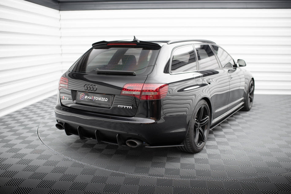 Street Pro Rear Side Splitters suitable for Audi RS6 Avant C6