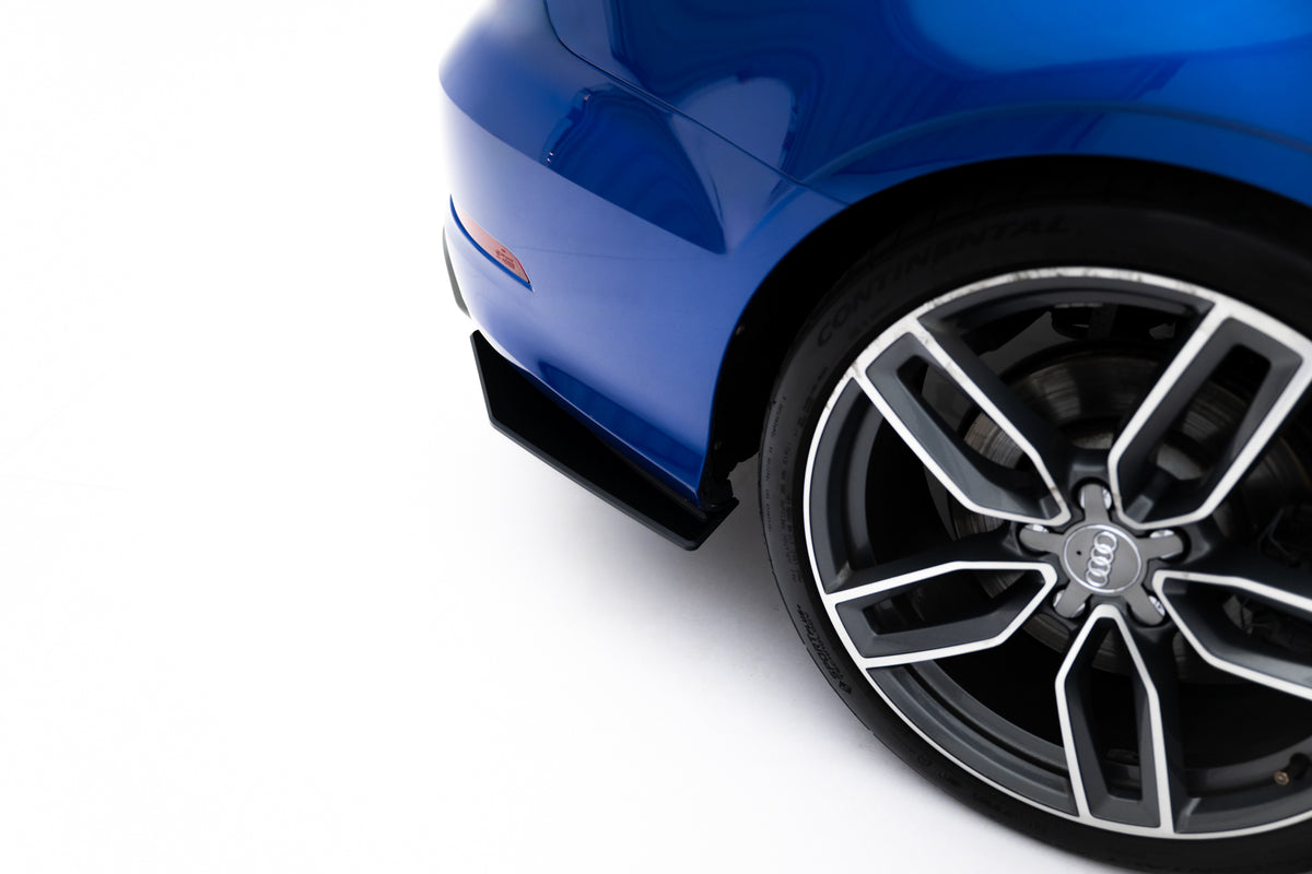 Street Pro Rear Side Splitters  suitable for Audi S3 Sedan 8V