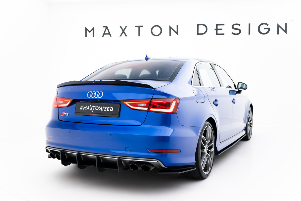 Street Pro Rear Side Splitters  suitable for Audi S3 Sedan 8V