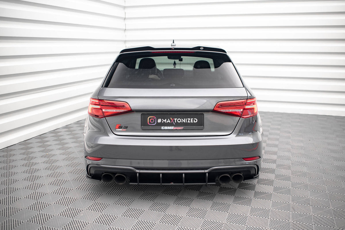 Street Pro Rear Side Splitters suitable for Audi S3 Sportback 8V Facelift