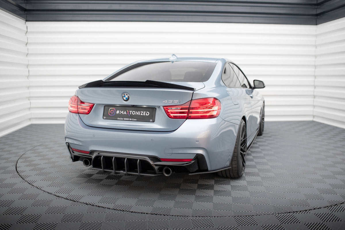 Street Pro Rear Side Splitters suitable for BMW 435i Coupe M-Pack F32