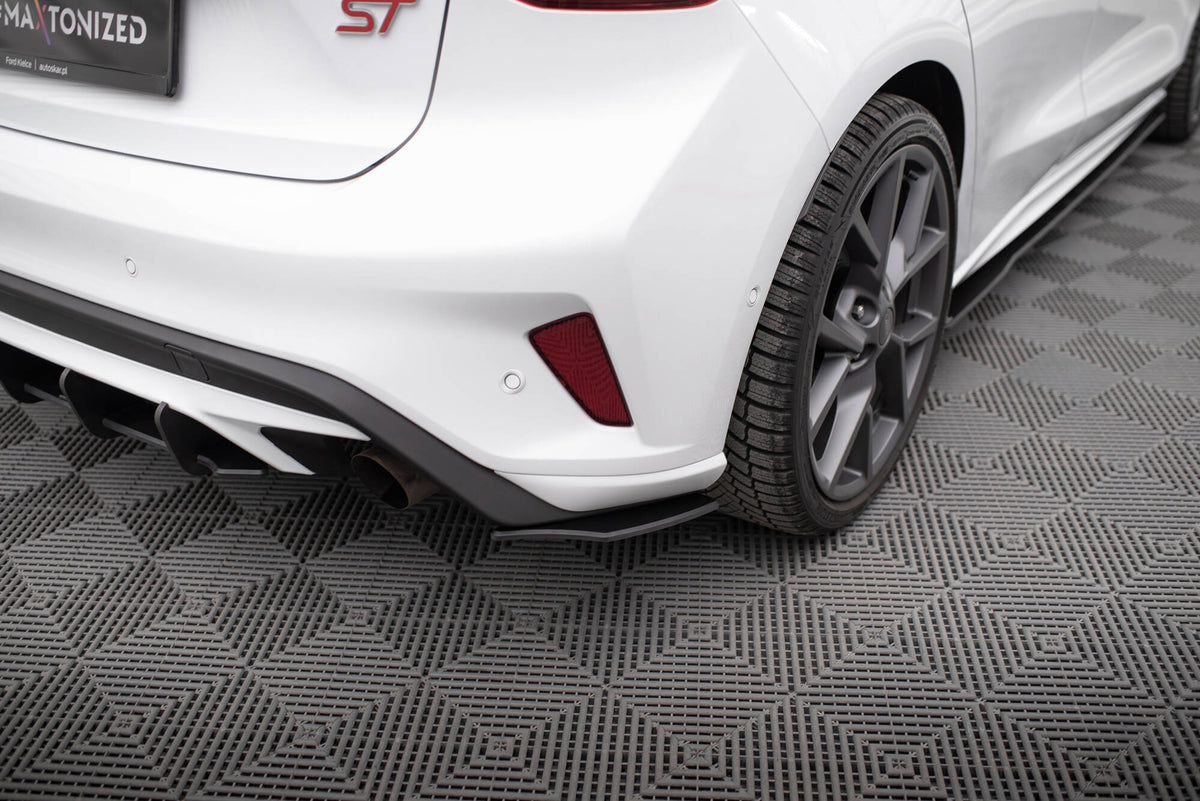 Street Pro Rear Side Splitters suitable for Ford Focus ST Mk4