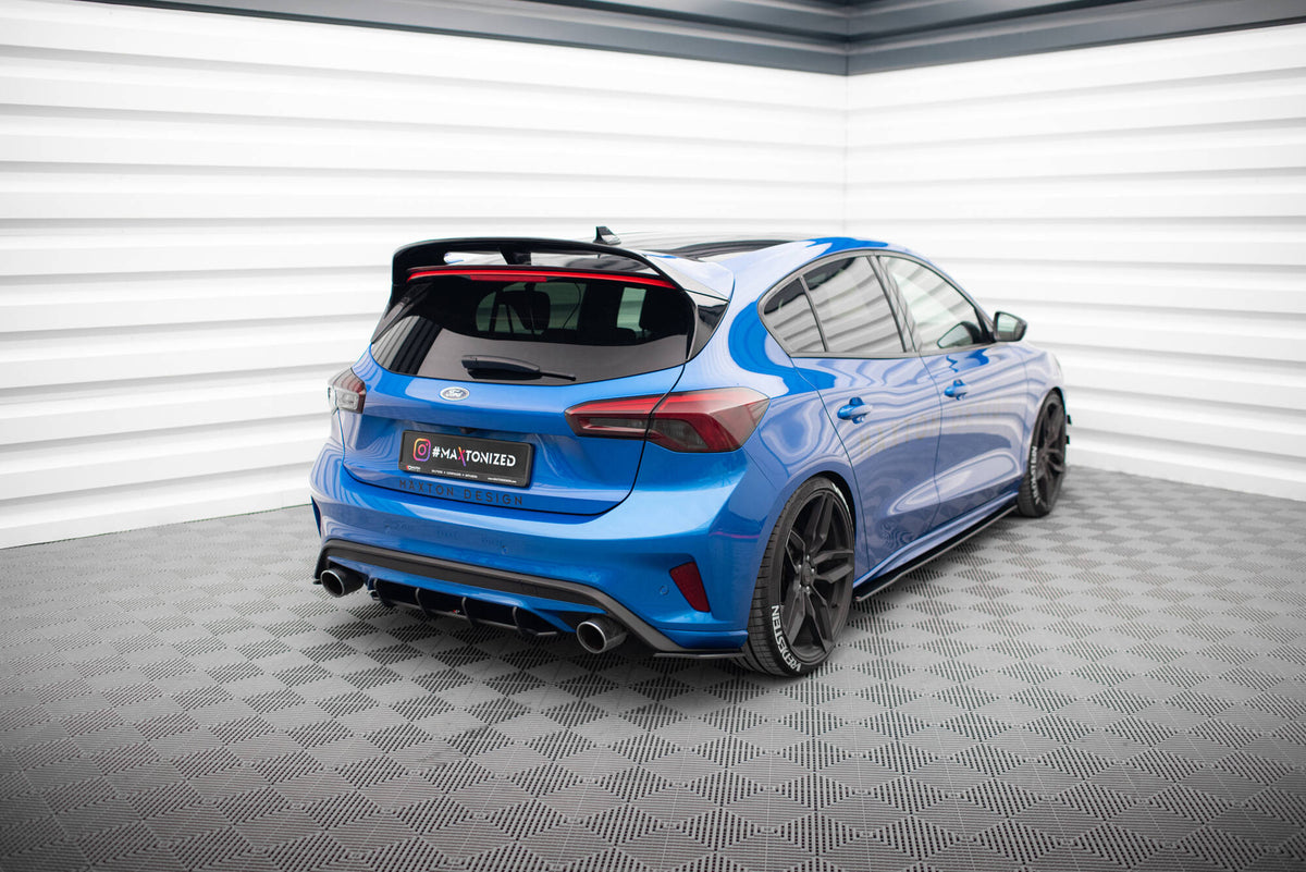 Street Pro Rear Side Splitters suitable for Ford Focus ST Mk4
