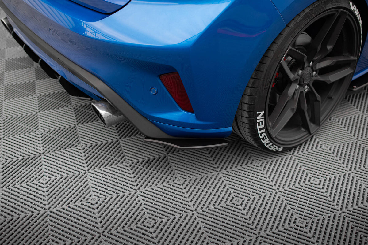 Street Pro Rear Side Splitters suitable for Ford Focus ST Mk4