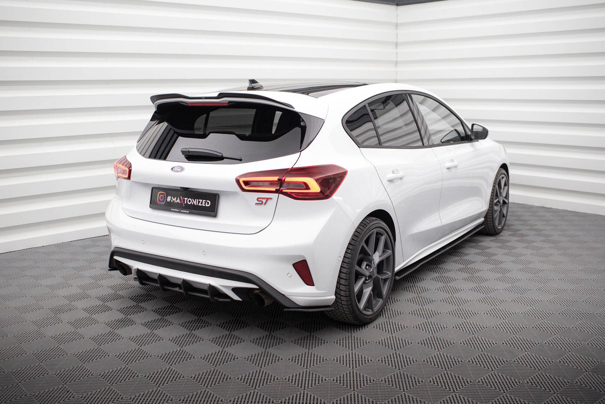 Street Pro Rear Side Splitters suitable for Ford Focus ST Mk4