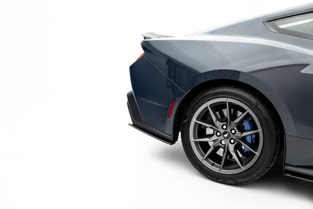 Street Pro Rear Side Splitters suitable for Ford Mustang Dark Horse Mk7